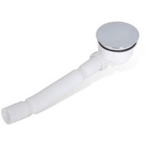 Siphon de vidange à évacuation rapide et tuyau flexible pour bac de logement