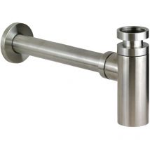Siphon D'Évier Modèle Rond En Acier Aisi 316 Pollini Jessy Steel Si0000103as Acier Inoxydable