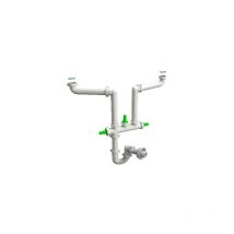 Siphon d’évier peu encombrant « space 2 »