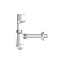 Siphon d'urinoir DN40 avec raccord excentrique et rosette