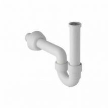 Siphon en forme de « s » pour lavabo blanc