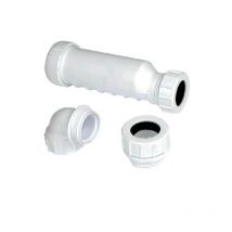 Wavin - HepvO pp- Kit Siphon à Membrane bl 40x6/4 - Coloris: blanc
