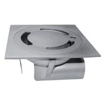 Siphon inoxydable à cloche Netsol 100x100 mm vertical H35 mm V40C1F ACO