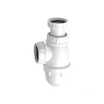 Nicoll - Siphon Lavabo L242 blanc tube réglable Ø40 n.f.