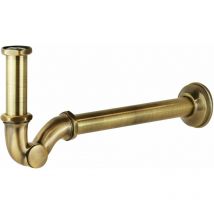 Siphon mit bronzefarbe 'S'-förmiger Messing Inspektionskappe Resp BR-101 Bronze