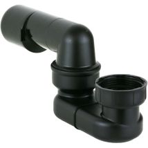 Siphon Pour Colonne De Vidange De Bain Avec Sortie Ø50 - Ø40 Mm Vicario 805 Noir