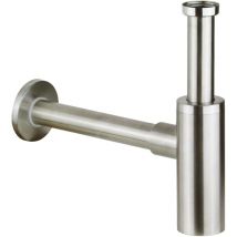 Ponsi Rubinetteria - Siphon pour lavabo en acier inoxydable aisi 316 Ercos Stilox BTSTLXVR40 acier inoxydable brossé