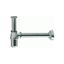 Bleu Provence - True Colors - Siphon pour lavabo en laiton chromé - Évacuation efficace et esthétique