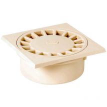 Siphon de sol pvc sable - 150 x 150 mm Nicoll
