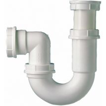 Siphon tube articulé pour évier - Sortie diamètre 40 mm