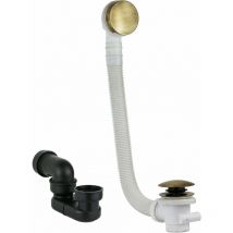 Vicario - Ensemble siphon et colonne de vidange couleur bronze antique kit 2