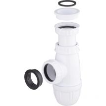 Siphon nf universel réglable 40x49 (1'1/2) + réduction 33x42 (1'1/4) - sortie Ø32-40 noyon & thiebault