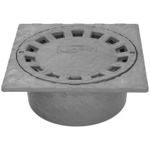 Tecnoagua - Sumidero Sifonico Pvc 20x20 cm. salida De ø 90 / 110 mm.