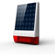 Sirena solare wireless esterna antifurto casa lampeggiante sos
