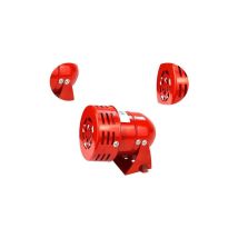 Trimec - Sirène alarme 220V puissante sirène extérieure alarme 120dB rouge moteur fil Sirne métal corne industrie bateau alarme Ruikalucky