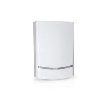 AMC - Sirène extérieure sans fil bidirectionnelle srl 800 - couleur blanche - lumière clignotante led rouge - 868 MHz