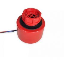 Ultra Secure - Sirène filaire rouge résistante (IP65) avec volume et tonalité ajustables à fixer sur un support