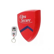 Ultra Secure - Sirène maître autonome centrale d'alarme sans-fil puissante 120 dB lumière stroboscopique smart + télécommande