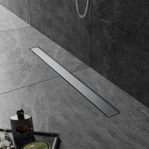 Sirhona - Canal de ducha con Azulejos Italianos de 80 cm Desagüe de suelo de ducha de acero Inoxidable 2 en 1