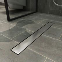 Sirhona - Grondaia per doccia 900 mm Scarico per doccia in acciaio inox extrapiatto 2 in 1 Scarico a pavimento Scarico per bagno piastrellabile