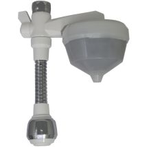 2652/1s Silver Uni 3-a Depuratore Acqua Domestico Made In Italy Con Cannuccia Flessibile Aeratore Doccetta Sirius Depuratore Acqua Rubinetto Filtro 