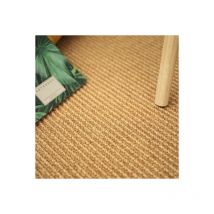Sisal grosses boucles - Cuba - Paille dorée - Rouleau de 4m x 6m