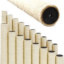 Eyepower - 50 cm Poteau de Rechange Arbre à Chat ø 7,1 cm - M10 Colonne - Grattoir en Sisal