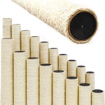 Eyepower - 55 cm Poteau de Rechange Arbre à Chat ø 7,4 cm - M8 Colonne - Grattoir en Sisal