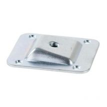 Siso - placa inclinada m8 66x58 zincado p/pata mesa , · Las placas ketal sirven para el montaje de mesas con patas inclinadas.· Para patas con