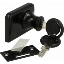 Siso - Vetro-Double Zylinder Glastürschloss verschiedensperrend Zamag schwarz