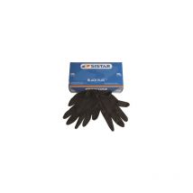551.2755.M black plus Wegwerfbare Latex-Handschuhe schwarz grösse m - Sistar