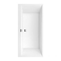 Villeroy&boch - Sistema de bañera de hidromasaje, Squaro Edge 12, bañera, UBQ190SQE2DV, rectangular, Quaryl , 1900 x 900 mm, blanco, entrada