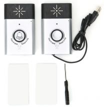 Eosnow - Sistema de intercomunicación con timbre inalámbrico, miniintercomunicador portátil de voz de doble vía, 2,4 GHz