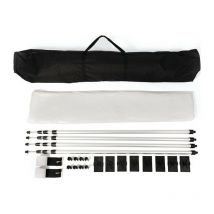 Sistema de protección contra el polvo PF4 24 piezas adaptable, p. Ej., Juego de 4x6m FRIESS