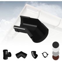 Sistema di grondaie - 90mm in plastica pvc, selezione di componenti Rainway 90: Antracite, Angolo interno 135