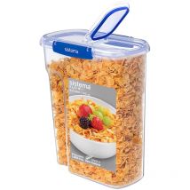 Klip it plus contenitore per cereali Contenitore ermetico per alimenti da dispensa da 4,2 litri Senza bpa - Sistema