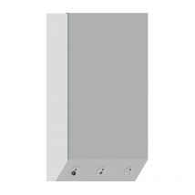 Sistema multifunción mural de superficie sólida de la serie 4ALL compact, completo con dispensadores Idral