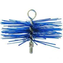 Brosse assise pour nettoyer les cheminA es en nylon 200 mm 20 cm connexion mA le 12