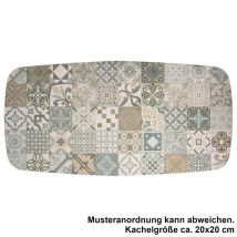 Sit Mobilia - Gartentisch Olympia Oslo Edelstahl anthrazit 300x95 cm Terrassentisch Keramik Azulecho