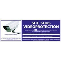 Site sous video-protection (G1071) - Adhésif - 980 x 350 mm