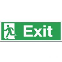 Sitesafe 150 x 450mm Exit Running Man Left - Rigid