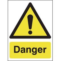 Sitesafe 297 x 210mm Danger - Rigid