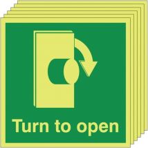 Sitesafe 150 x 150 Turn to Open Clockwise - Nite Glo Rigid