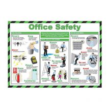 Sitesafe - Office Safety Poster Laminated (590 x 420mm)