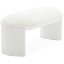 Sitzbank mit Bouclé-Bezug - Sweeek