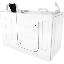 Acquavapore - Sitzwanne Whirlpool Badewanne mit Tür S07WP-TH-A-R 140x76cm