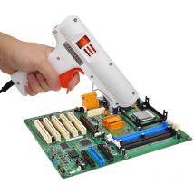 Sjlerst - 110 w Pistolet à Colle Chaude, Haute Température, Pleine Grandeur , Outil de Réparation d'artisanat de Pistolet à Colle Thermofusible