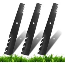 SNQ - sjlerst 21 Inch Stainless Steel Mower Blade, Compatible with bobcat/ransomes great dane Ferris Husqvarna 112111-03 D18036 GDU10232 1520842