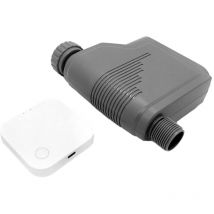 Sjlerst - 2.4GHz WiFi Automatic Flower Watering Controller, Mobile Remote Zigbee Gateway Smart Timed Irrigation Watering Magic Smart Voice Control