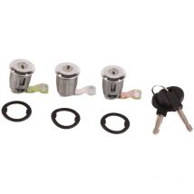 252522 Jeu de barillets de serrure de porte de voiture avec clés pour Peugeot Partner Citroen Berlingo Xsara (1) - Sjlerst